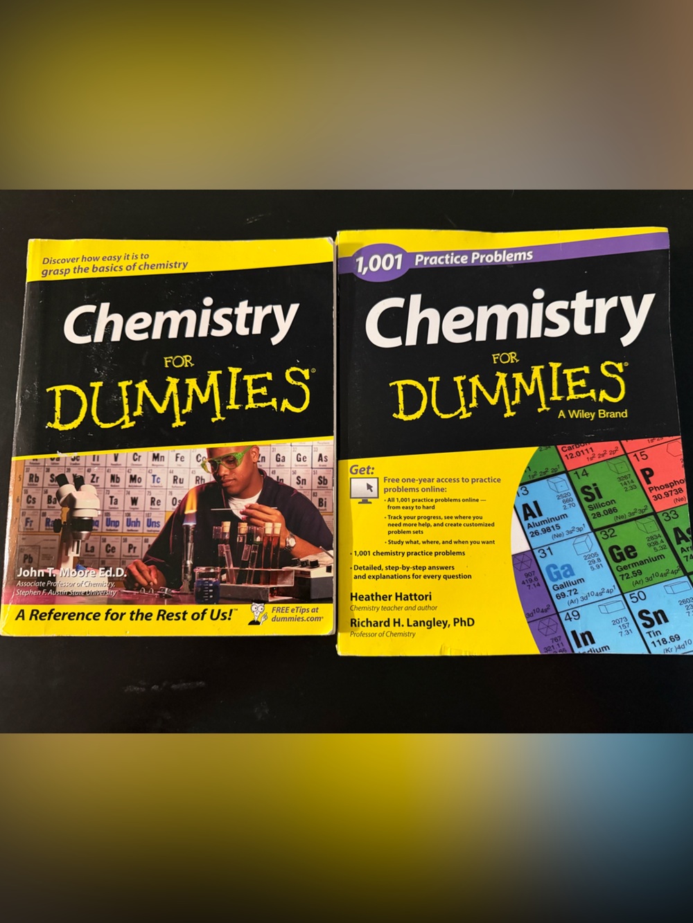 Chemistry For Dummies Paperback 4 Book Set